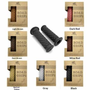 poignée de guidon noir moto rétro, vintage