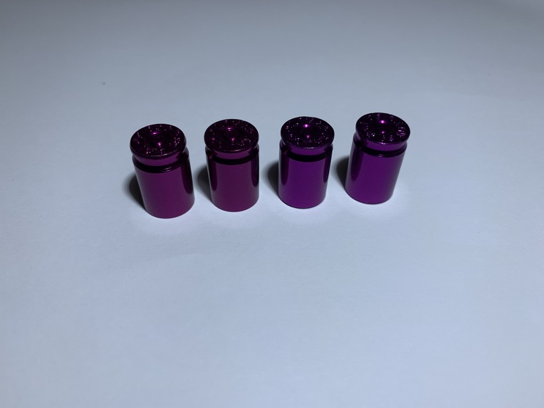 bouchon de valve violet moto, scooter, voiture