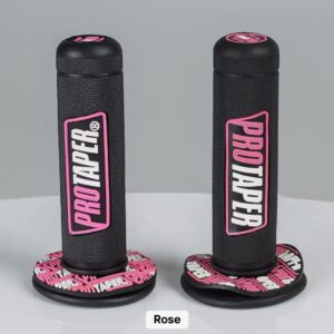 poignées de guidon pro taper rose moto, cross, scooter