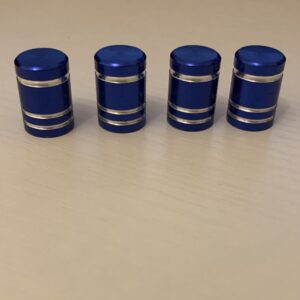 bouchon de valve bleu moto, scooter, voiture