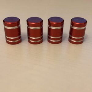 bouchon de valve rouge moto, scooter, voiture