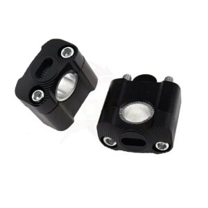 pontets de guidon 22 mm et 28 mm noir