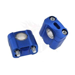pontets de guidon 22 mm et 28 mm bleu