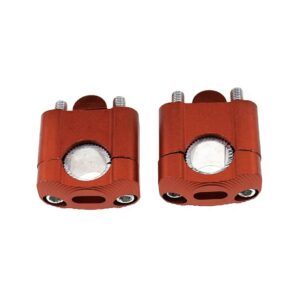 pontets de guidon 22 mm et 28 mm orange