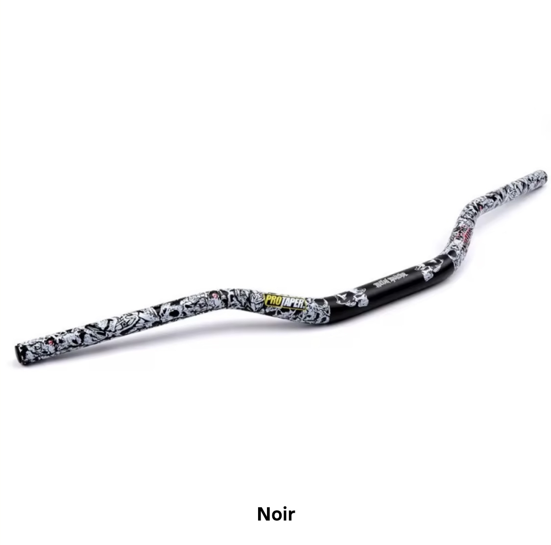 guidon 28mm noir pro taper têtes de morts