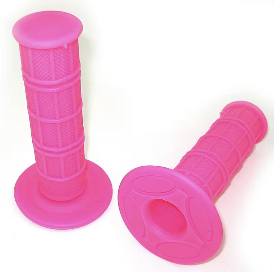 poignées de guidon rose