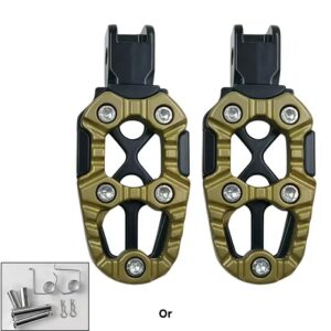 repose pieds moto universel or