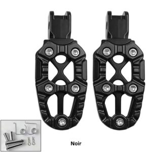 repose pieds moto universel noir