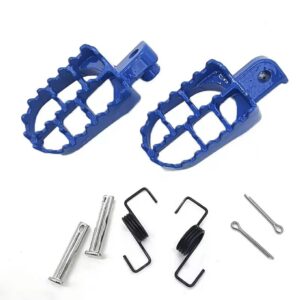 repose pieds universel bleu moto 