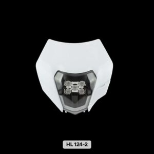 plaque phare type ktm EXC blanche