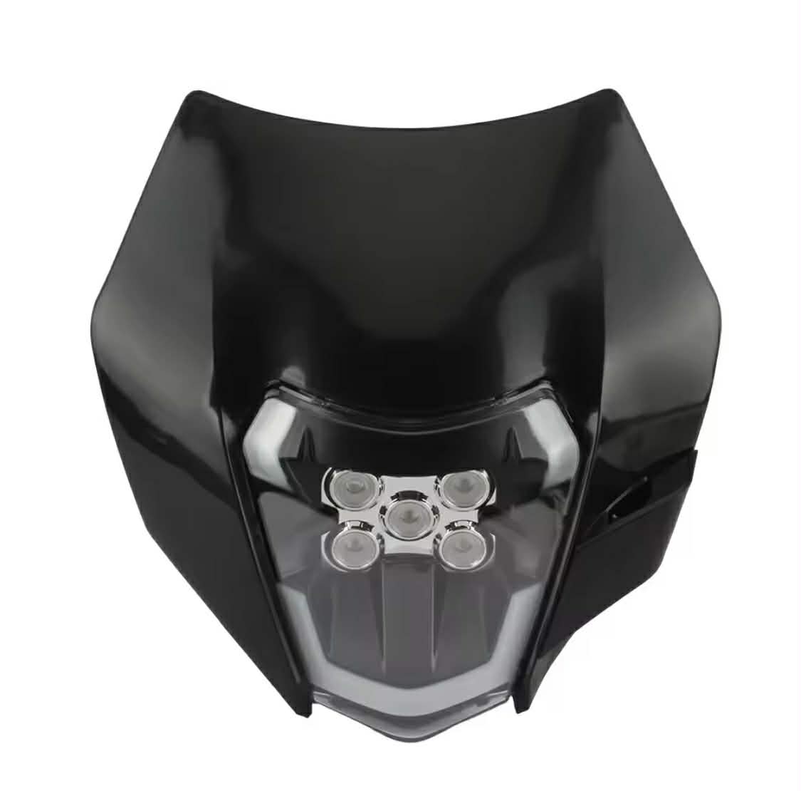 plaque phare type ktm EXC noir