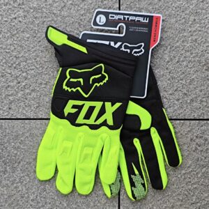 Gants cross Fox Racing Dirtpaw jaune fluo