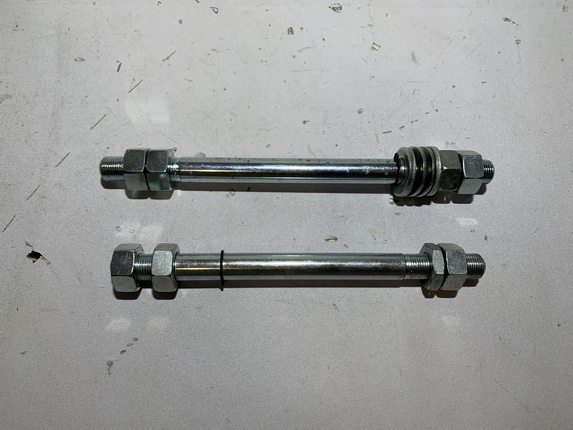 Axes de roues avant, arrière Ø12 mm jantes Peugeot 103