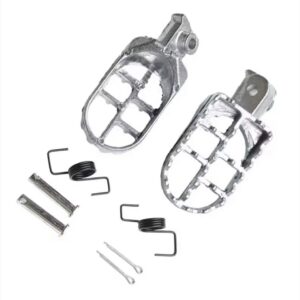 repose pieds argent universel moto