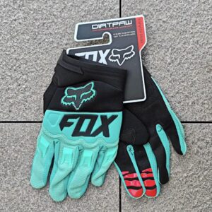 Gants cross Fox Racing Dirtpaw bleu ciel